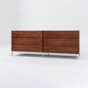 1960s Six-Drawer Rosewood Dresser Cabinet by Florence Knoll for Knoll in Brazilian Rosewood and Marble