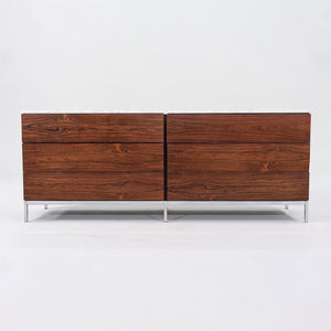 1960s Six-Drawer Rosewood Dresser Cabinet by Florence Knoll for Knoll in Brazilian Rosewood and Marble