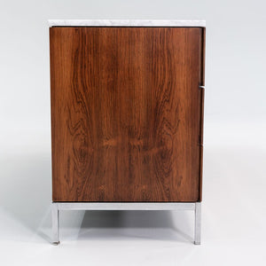 1960s Six-Drawer Rosewood Dresser Cabinet by Florence Knoll for Knoll in Brazilian Rosewood and Marble