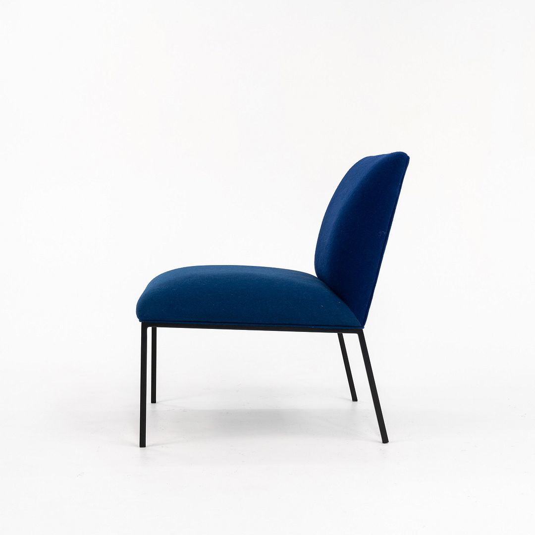 2018 Tondo Lounge Chair by Stefan Borselius for Fogia in Blue Fabric 4x Available