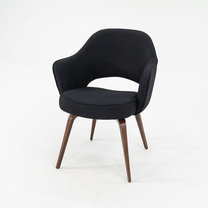 2018 Saarinen Executive Chair with Arms, 71A by Eero Saarinen for Knoll in Oak with Fabric Upholstery