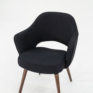 2018 Saarinen Executive Chair with Arms, 71A by Eero Saarinen for Knoll in Oak with Fabric Upholstery