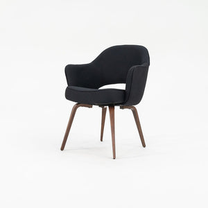 2018 Saarinen Executive Chair with Arms, 71A by Eero Saarinen for Knoll in Oak with Fabric Upholstery