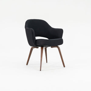 2018 Saarinen Executive Chair with Arms, 71A by Eero Saarinen for Knoll in Oak with Fabric Upholstery