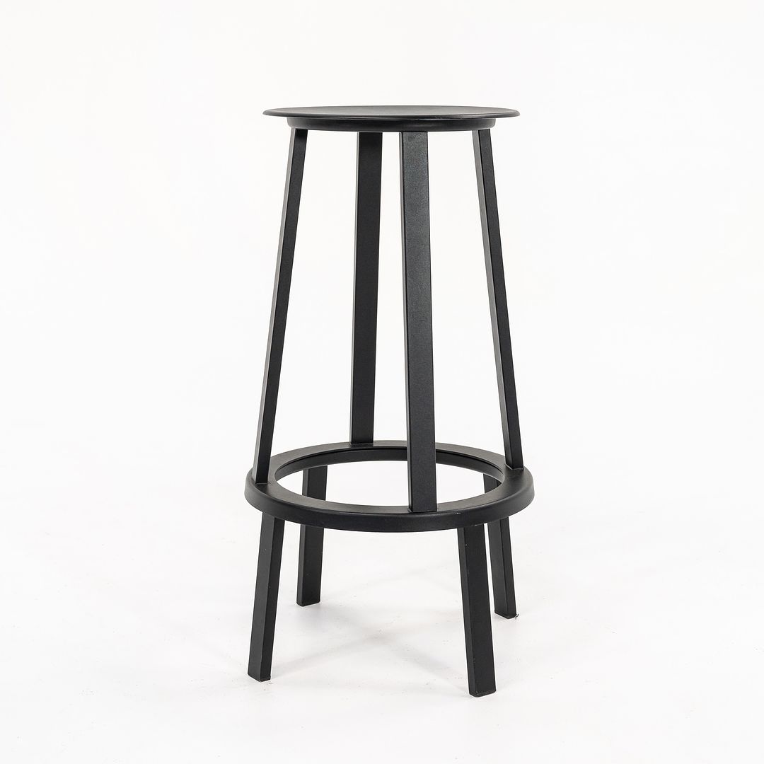 2010s Hay Revolver Bar Stools by Leon Ransmeier in Black 6x Available