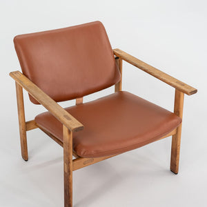 1966 Rare Series 4700 Chair by Arne Jacobsen for Fritz Hansen in New Cognac Leather