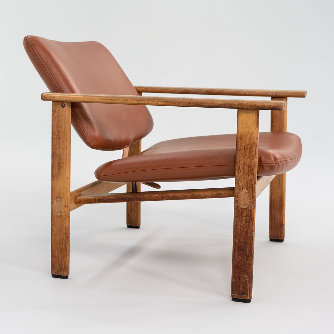 1966 Rare Series 4700 Chair by Arne Jacobsen for Fritz Hansen in New Cognac Leather