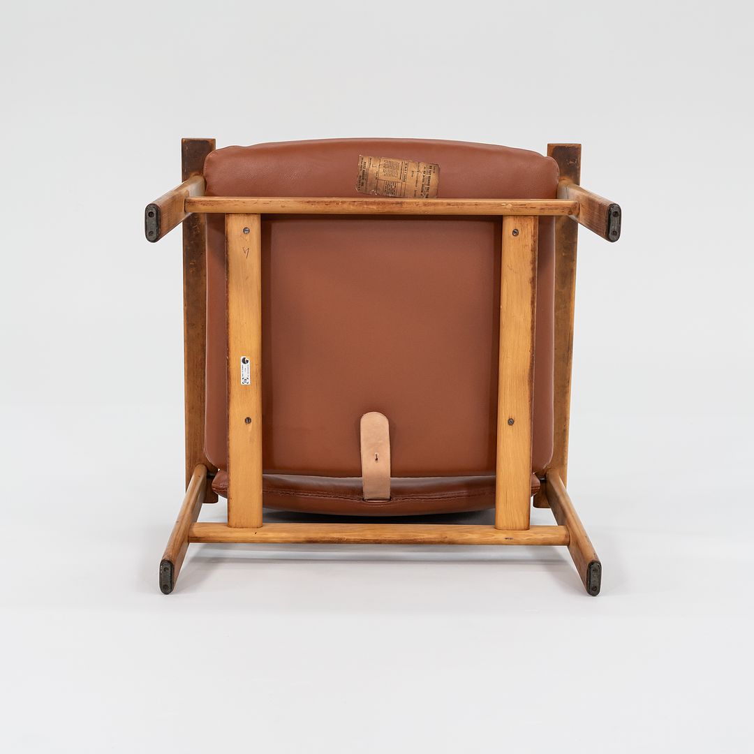 1966 Rare Series 4700 Chair by Arne Jacobsen for Fritz Hansen in New Cognac Leather