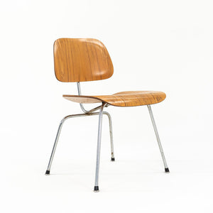 1955 DCM Chair by Ray and Charles Eames for Herman Miller in Calico Ash