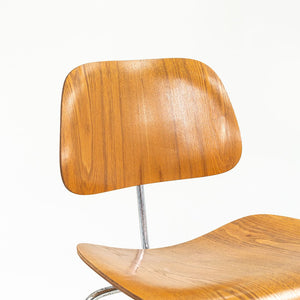 1955 DCM Chair by Ray and Charles Eames for Herman Miller in Calico Ash