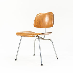 1955 DCM Chair by Ray and Charles Eames for Herman Miller in Calico Ash