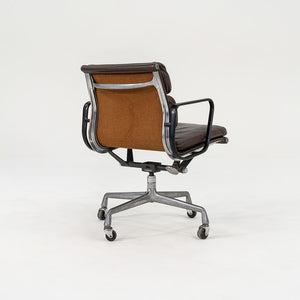 SOLD 1982 Eames Soft Pad Management Chair, EA418 by Ray and Charles Eames for Herman Miller in Brown Leather 2x Available