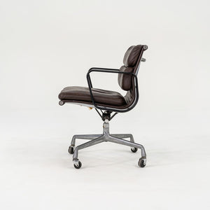 SOLD 1982 Eames Soft Pad Management Chair, EA418 by Ray and Charles Eames for Herman Miller in Brown Leather 2x Available