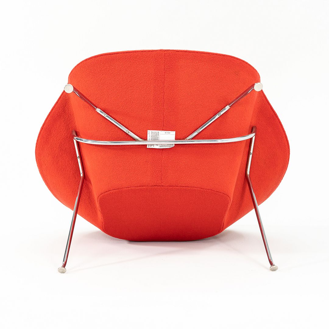 2010 Full Size Womb Chair, model 70L by Eero Saarinen for Knoll in Crimson Boucle Fabric