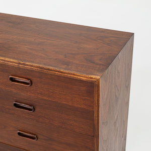 1960s 12-Drawer Dresser Cabinet by Jack Cartwright for Founders in Walnut