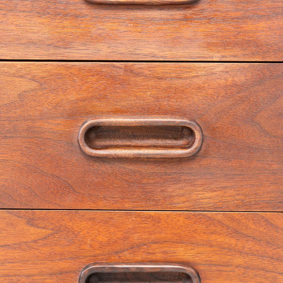 1960s Highboy Dresser Cabinet by Jack Cartwright for Founders in Walnut