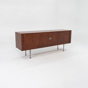 1959 RY-25 Tambour Credenza Cabinet by Hans J Wegner for RY Mobler in Teak and Steel