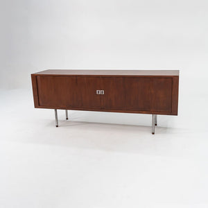 1959 RY-25 Tambour Credenza Cabinet by Hans J Wegner for RY Mobler in Teak and Steel