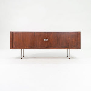 1959 RY-25 Tambour Credenza Cabinet by Hans J Wegner for RY Mobler in Teak and Steel