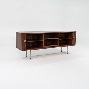 1959 RY-25 Tambour Credenza Cabinet by Hans J Wegner for RY Mobler in Teak and Steel