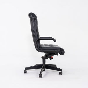 C. 2006 Richard Sapper for Knoll Executive Desk Chair in Black Leather 2x Available