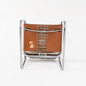 1970s CH66 Chairs by Nicos Zographos for General Fireproofing Co. in Cognac Leather