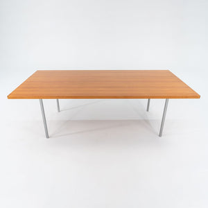 1960s PK-41 Rectangular Dining Table by Poul Kjaerholm for E. Kold Christensen in Oregon Pine and Chromed Steel #1