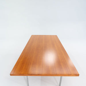 1960s PK41 Rectangular Dining Table by Poul Kjaerholm for E. Kold Christensen in Oregon Pine and Chromed Steel #2