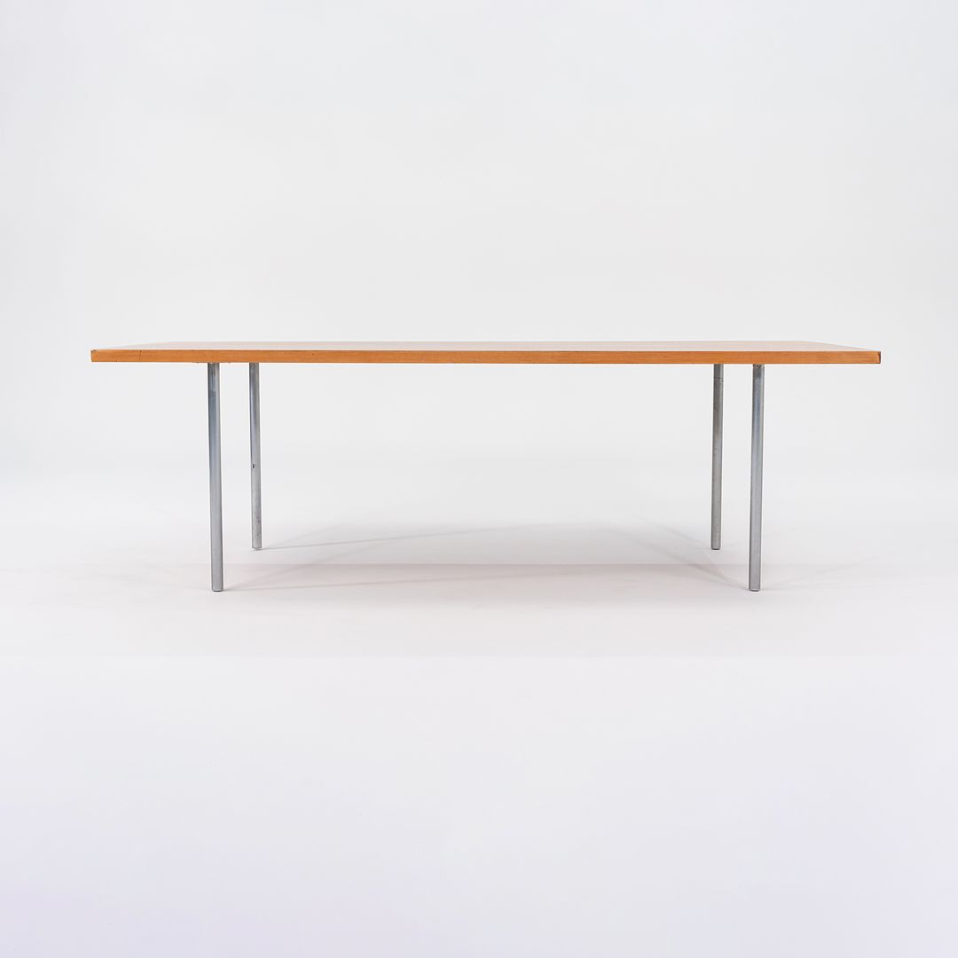 1960s PK41 Rectangular Dining Table by Poul Kjaerholm for E. Kold Christensen in Oregon Pine and Chromed Steel #2