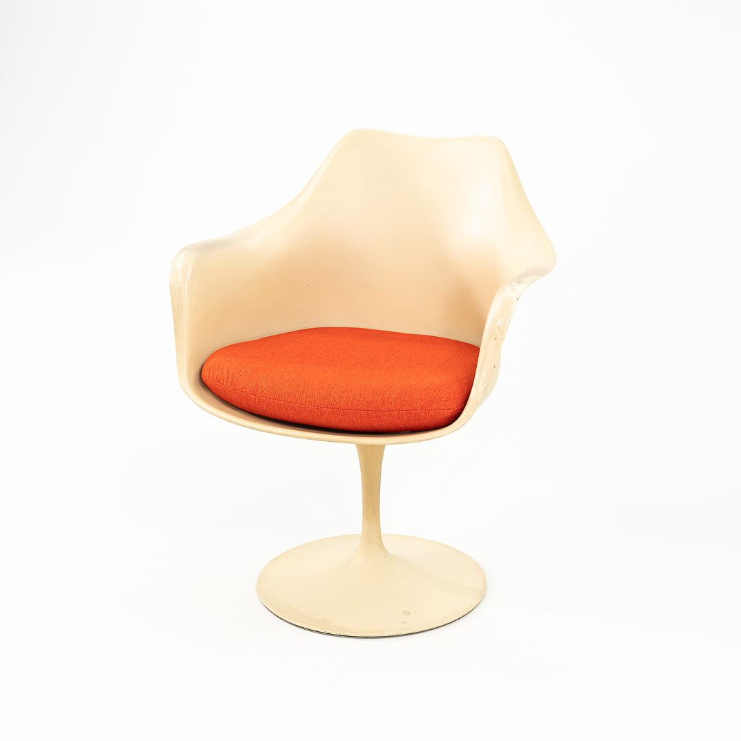 1960s Saarinen Pedestal Tulip Armchair, Model 150 US by Eero Saarinen for Knoll Aluminum, Fiberglass, Powdercoat