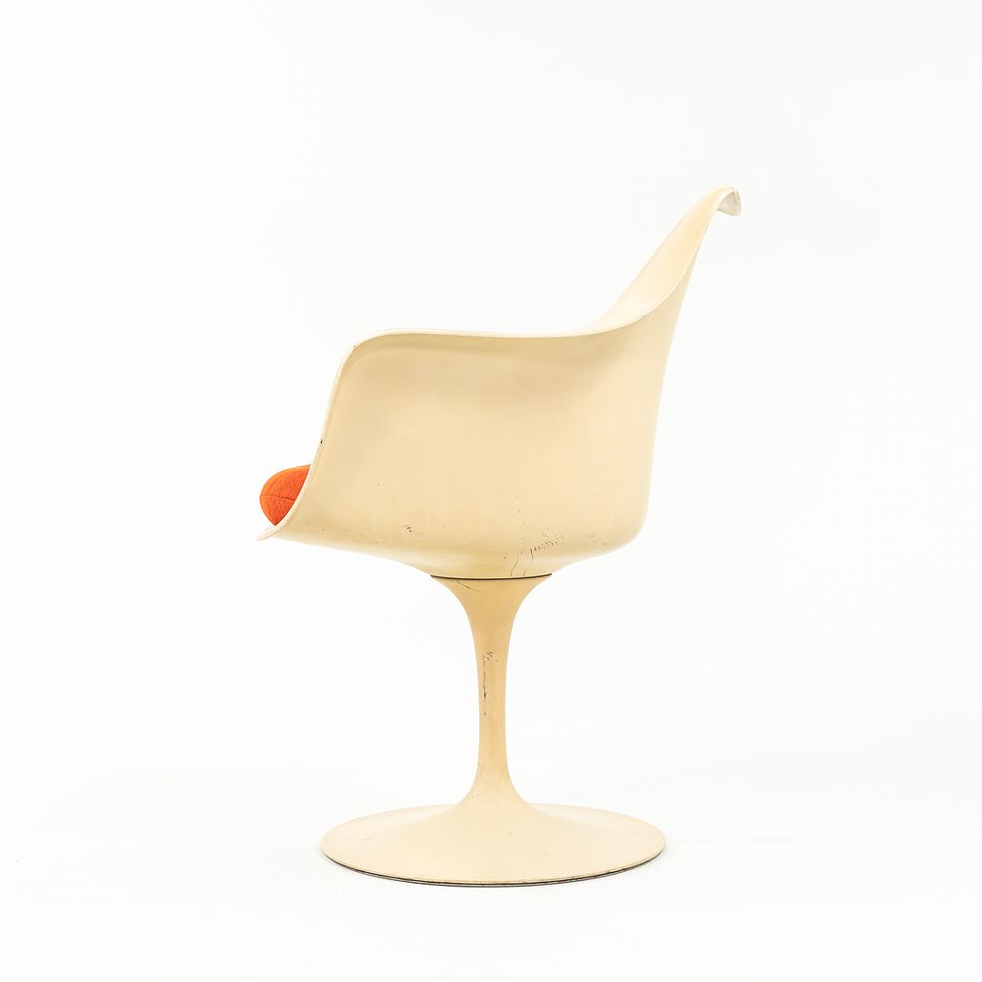 1960s Saarinen Pedestal Tulip Armchair, Model 150 US by Eero Saarinen for Knoll Aluminum, Fiberglass, Powdercoat