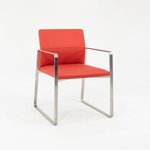 2008 Celon Arm Chair, Model 1526 by Lievore Altherr Molina for Bernhardt Design in Red Fabric Sets Available