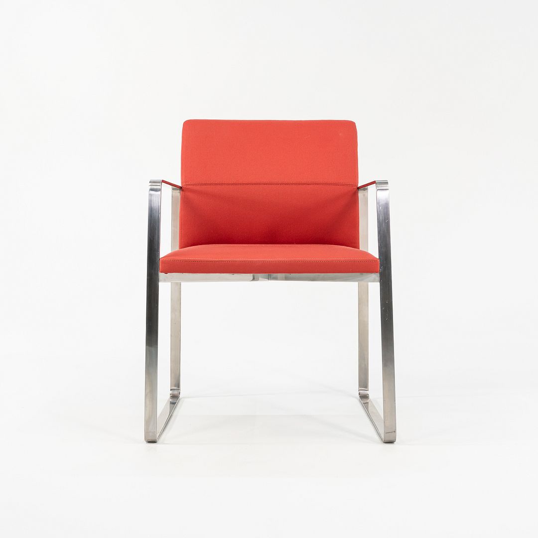 2008 Celon Arm Chair, Model 1526 by Lievore Altherr Molina for Bernhardt Design in Red Fabric Sets Available