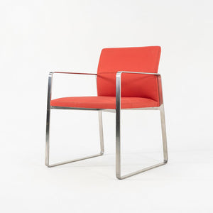 2008 Celon Arm Chair, Model 1526 by Lievore Altherr Molina for Bernhardt Design in Red Fabric Sets Available