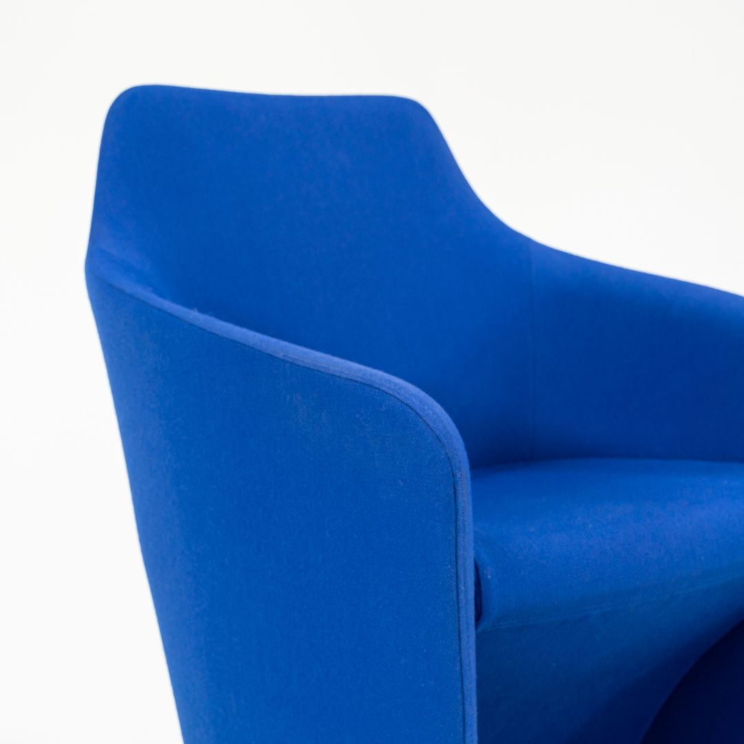 2017 Venus Armchair, Model VS1 by Simon Pengelly for Allermuir in Blue Hopsack Fabric