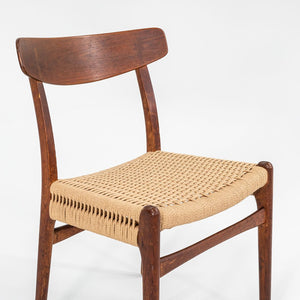 1960s CH23 Chair by Hans J. Wegner for Carl Hansen & Son Oak, Paper Cord, Metal