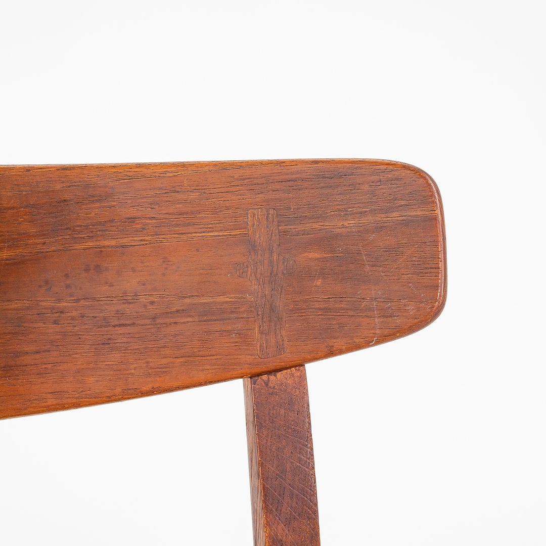 1960s CH23 Chair by Hans J. Wegner for Carl Hansen & Son Oak, Paper Cord, Metal