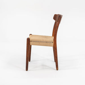 1960s CH23 Chair by Hans J. Wegner for Carl Hansen & Son Oak, Paper Cord, Metal