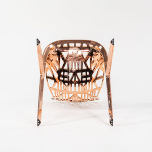 SOLD 2023 Knoll Washington Skeleton Chair by Sir David Adjaye for Knoll in Copper