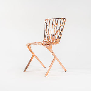 SOLD 2023 Knoll Washington Skeleton Chair by Sir David Adjaye for Knoll in Copper