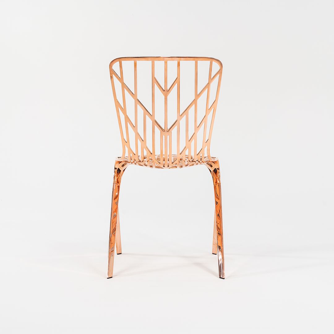 SOLD 2023 Knoll Washington Skeleton Chair by Sir David Adjaye for Knoll in Copper