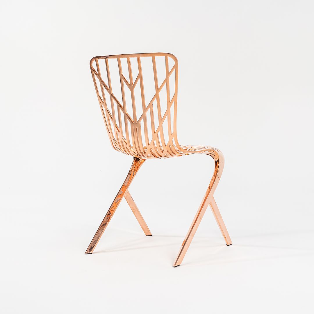 SOLD 2023 Knoll Washington Skeleton Chair by Sir David Adjaye for Knoll in Copper