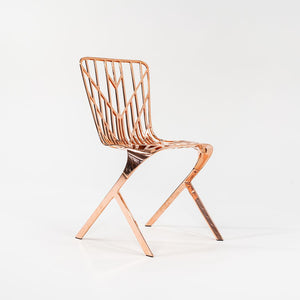 SOLD 2023 Knoll Washington Skeleton Chair by Sir David Adjaye for Knoll in Copper