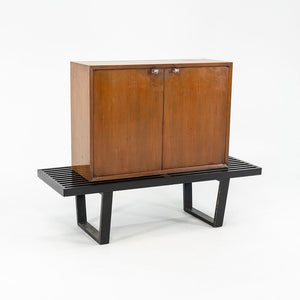 1950s Walnut Two-Door Cabinet, Model 4632 by George Nelson for Herman Miller