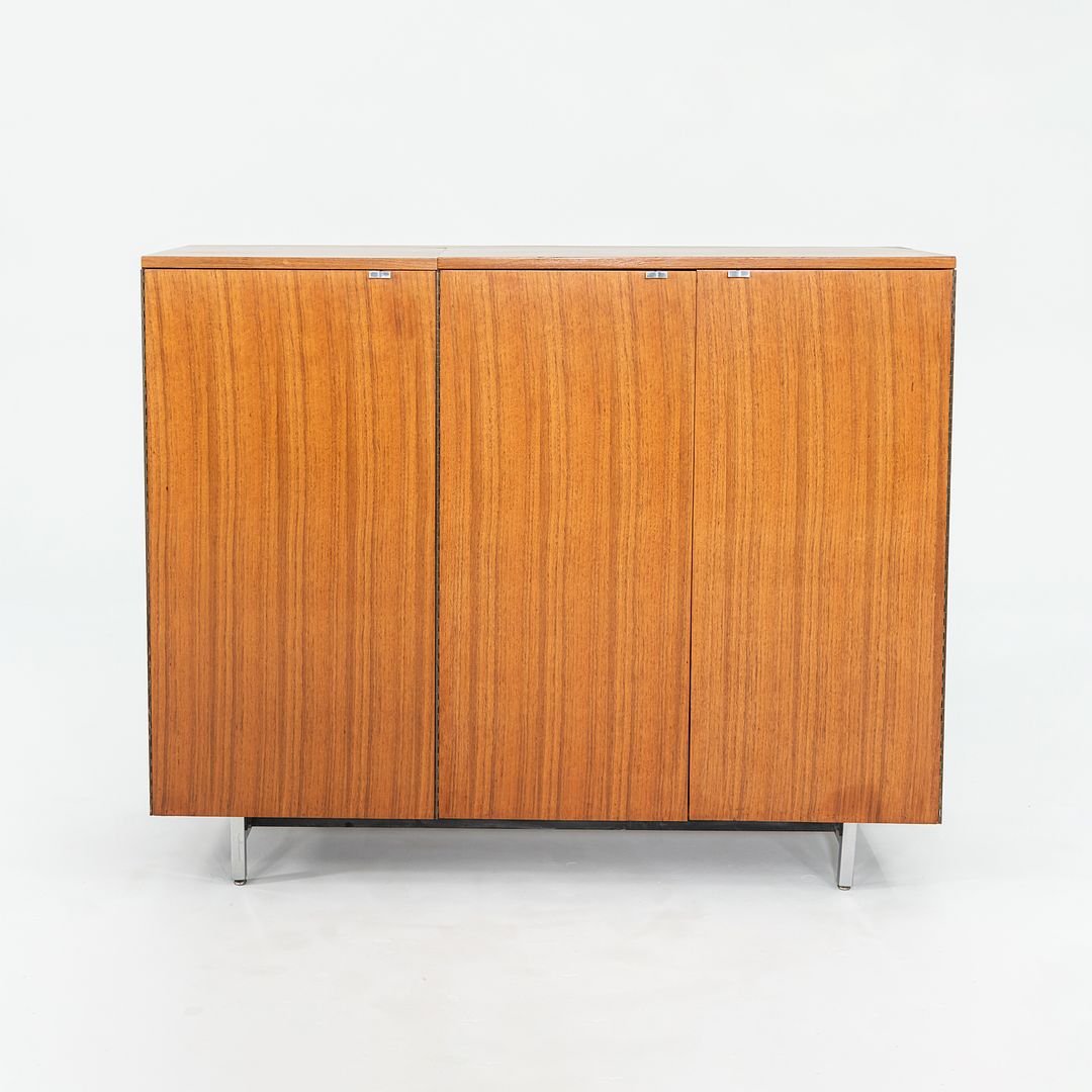 1950s George Nelson for Herman Miller Basic Cabinet Series Three-Door Cabinet Bar