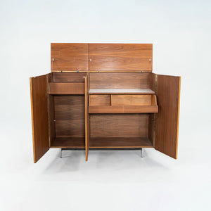 1950s George Nelson for Herman Miller Basic Cabinet Series Three-Door Cabinet Bar