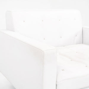 2010 Kennedee Swivel Lounge Chair by Jean-Marie Massaud for Poltrona Frau in White Leather