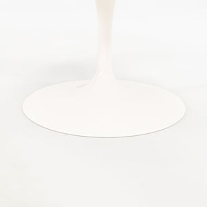 2016 Pedestal Coffee Table, Model 162TR by Eero Saarinen for Knoll in White Laminate