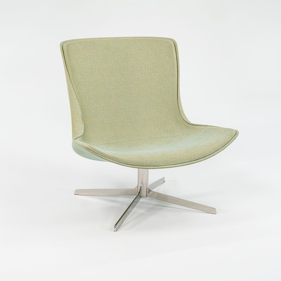 2016 Vika Lounge Chair by Monica Forster for Bernhardt Design in Green Fabric 2x Available