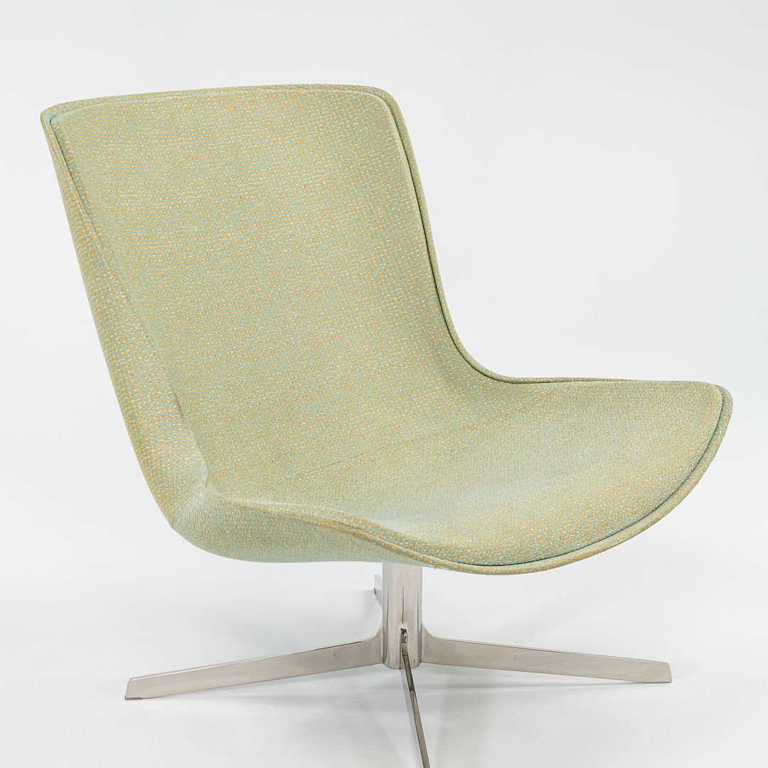 2016 Vika Lounge Chair by Monica Forster for Bernhardt Design in Green Fabric 2x Available